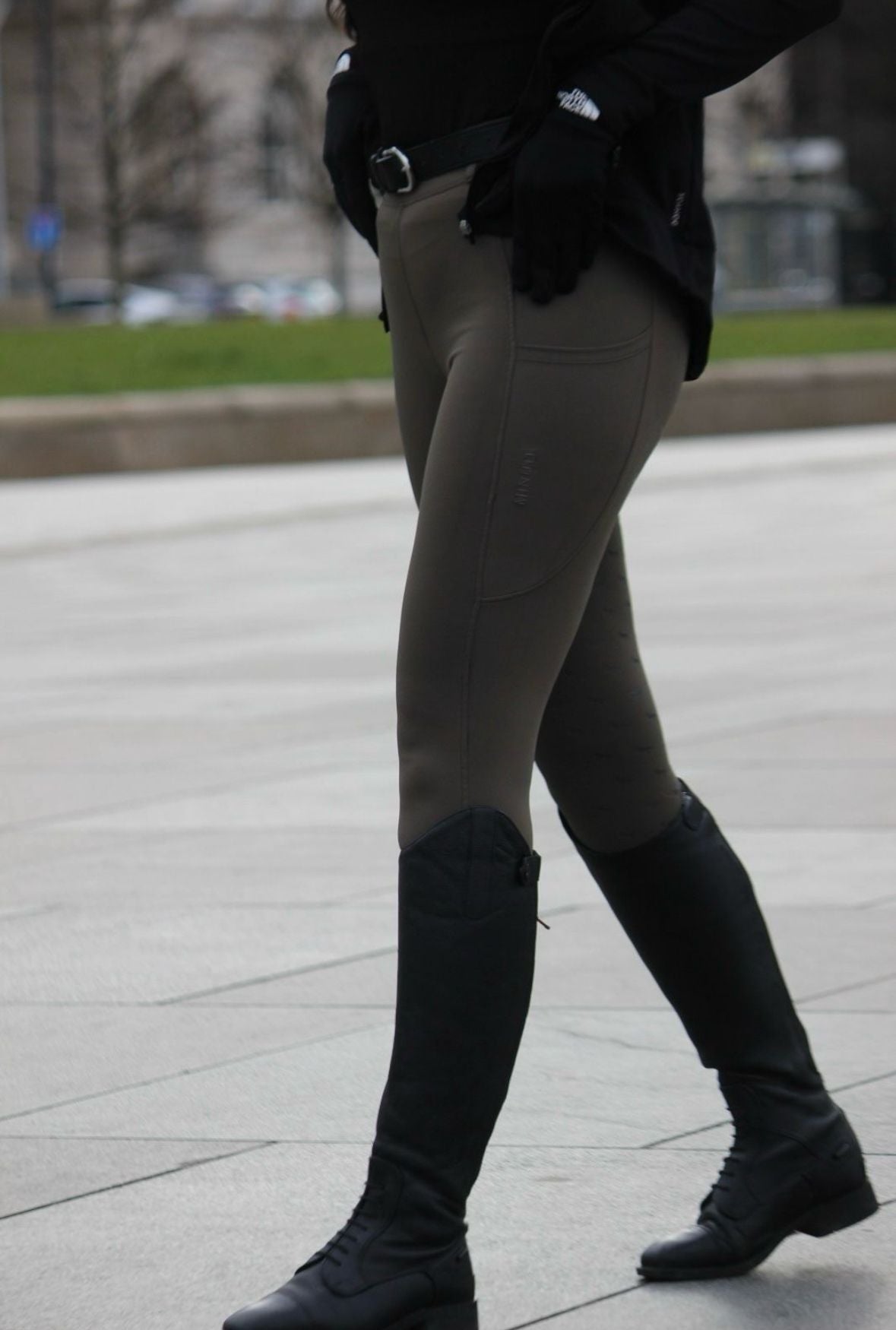 Olive tights